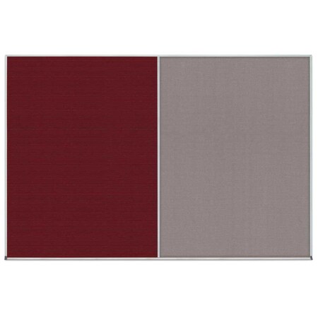 United Visual Products Enclosed Corkboard, 1 Door, 18"x24", 4" Fra, UV3407-SATIN-SURF UV3407-SATIN-SURF